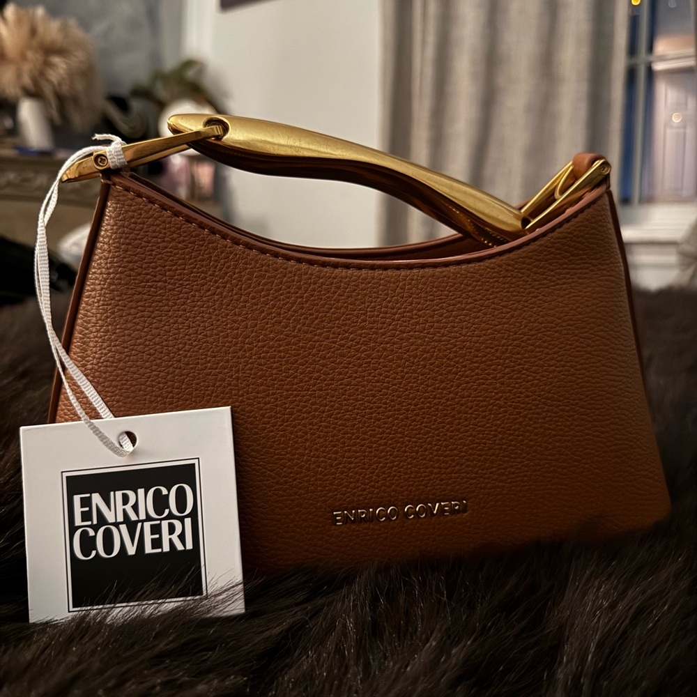Brown and Gold Women's Bag